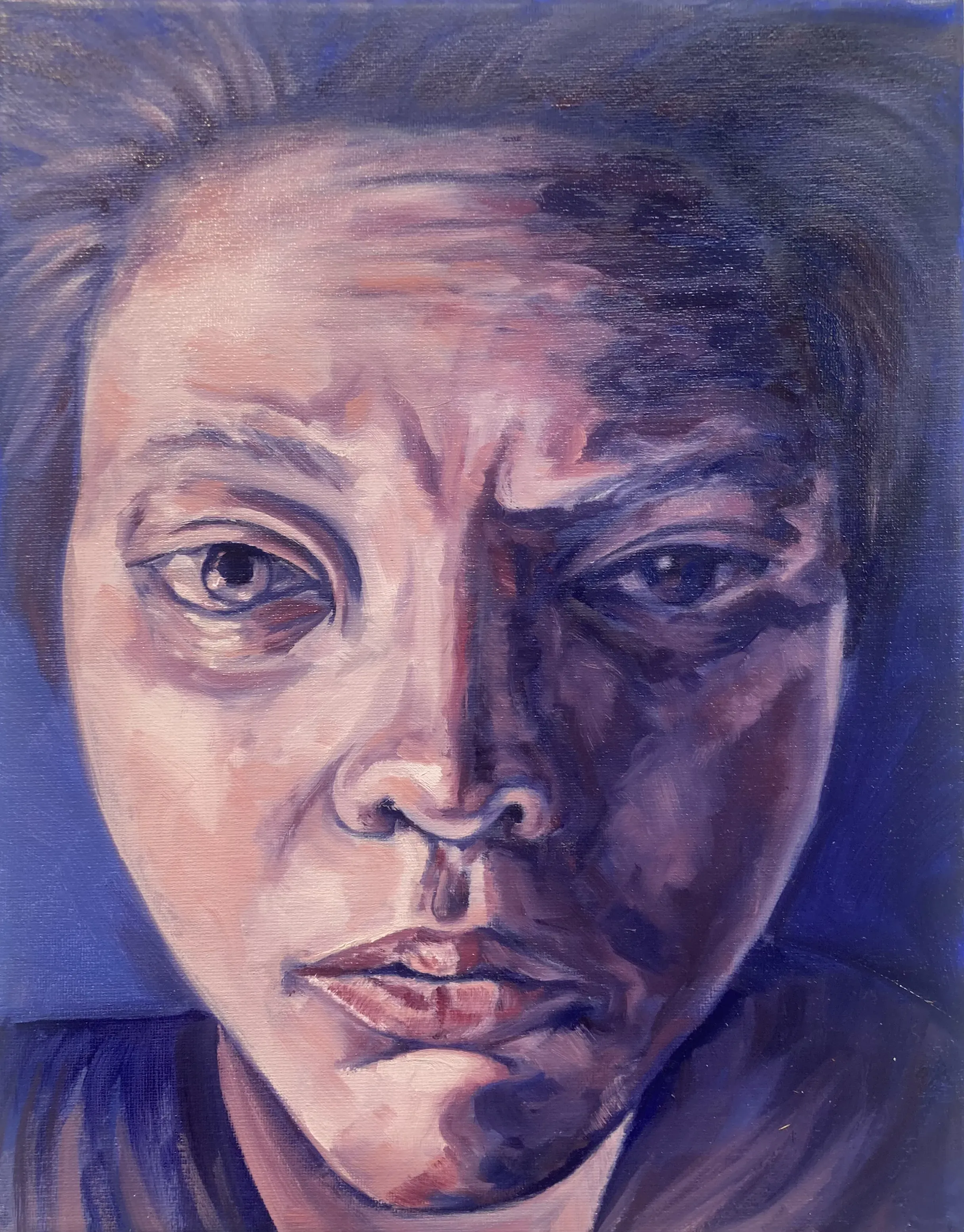 L (1-4) blue light -2022-oil