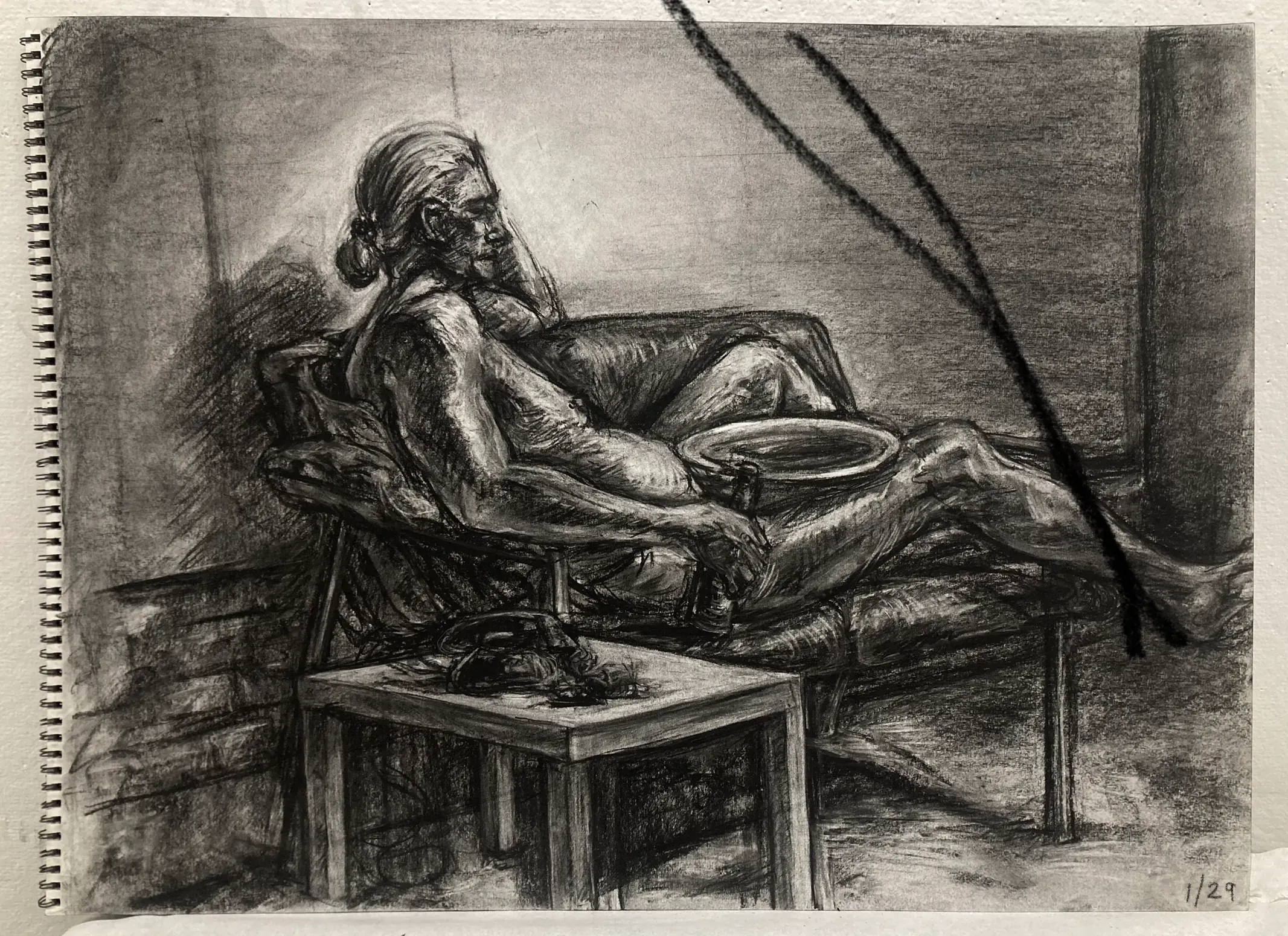 figure study 3-2024-charcoal
