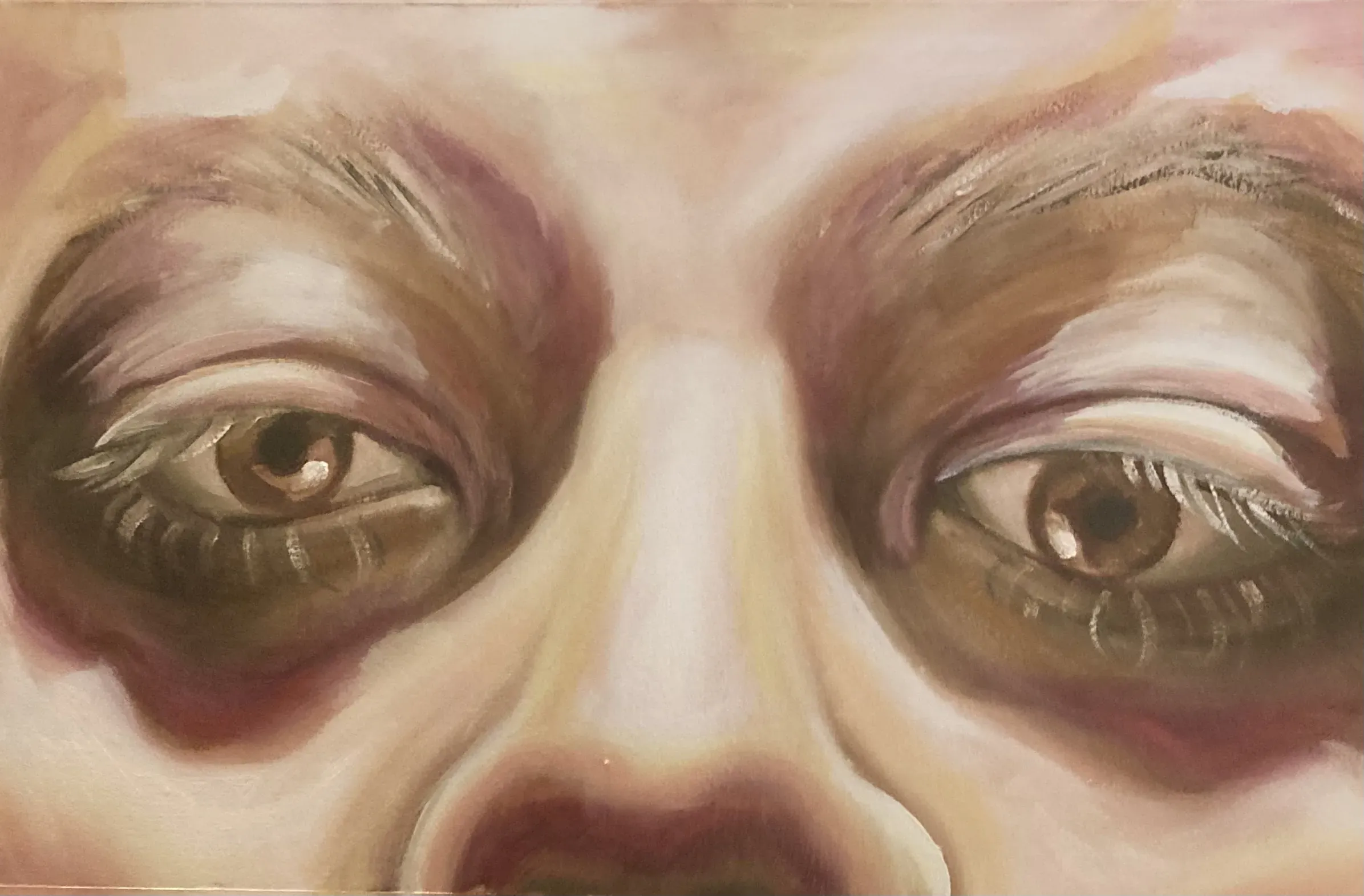 sleepy eyes-2023-oil